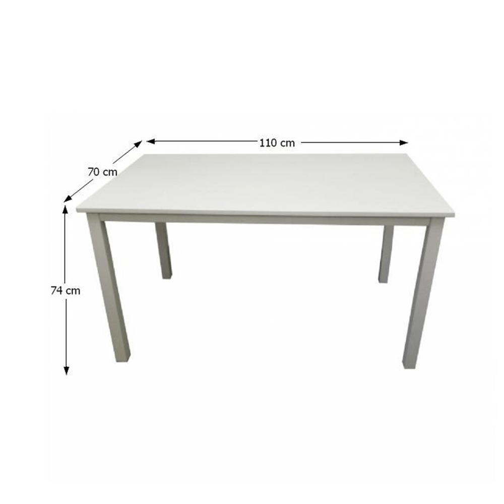 ASTRO fehér mdf étkezőasztal 104cm