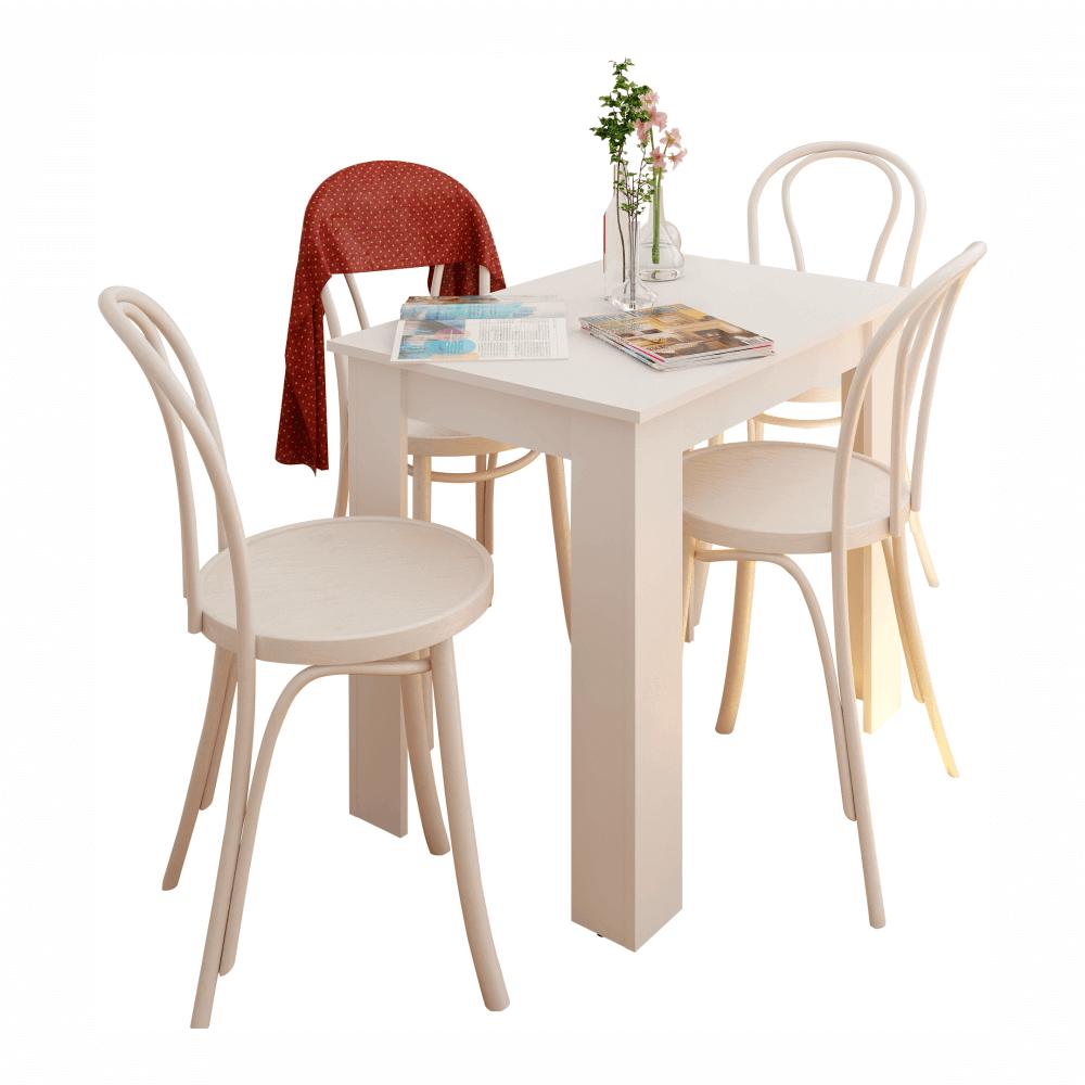 TARINIO fehér mdf étkezőasztal 86cm
