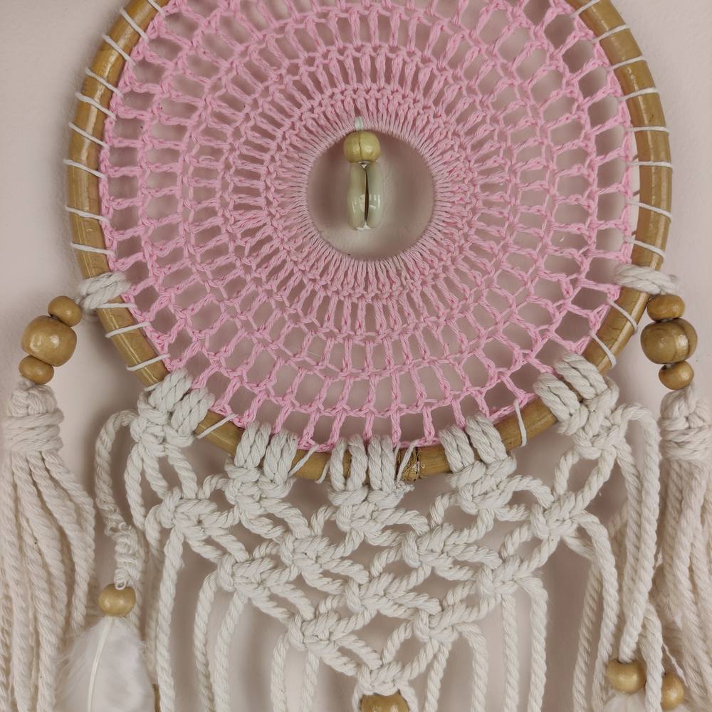 JEMBONG rózsaszín álomfogó 17 cm