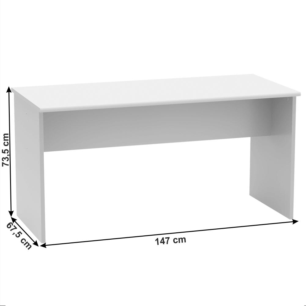 JOHAN B fehér mdf íróasztal