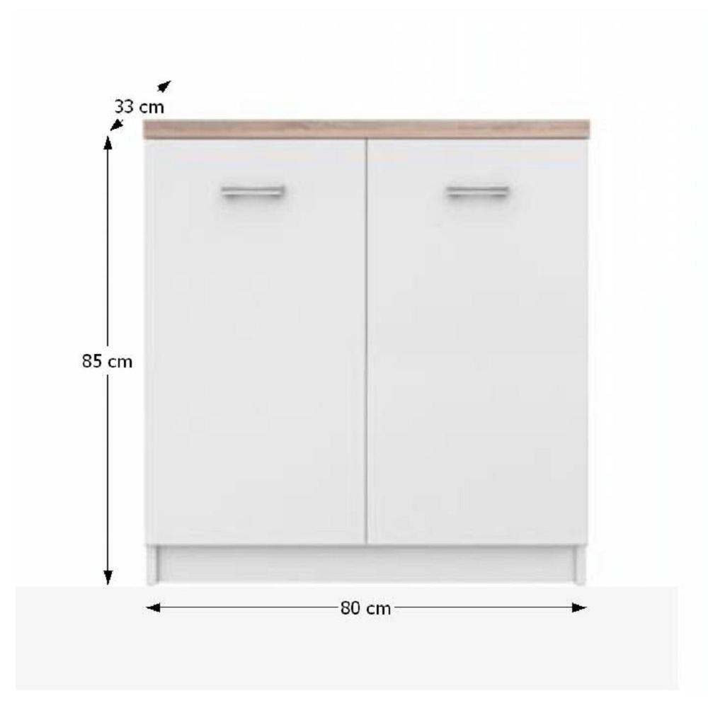 TOPTY IV fehér mdf komód