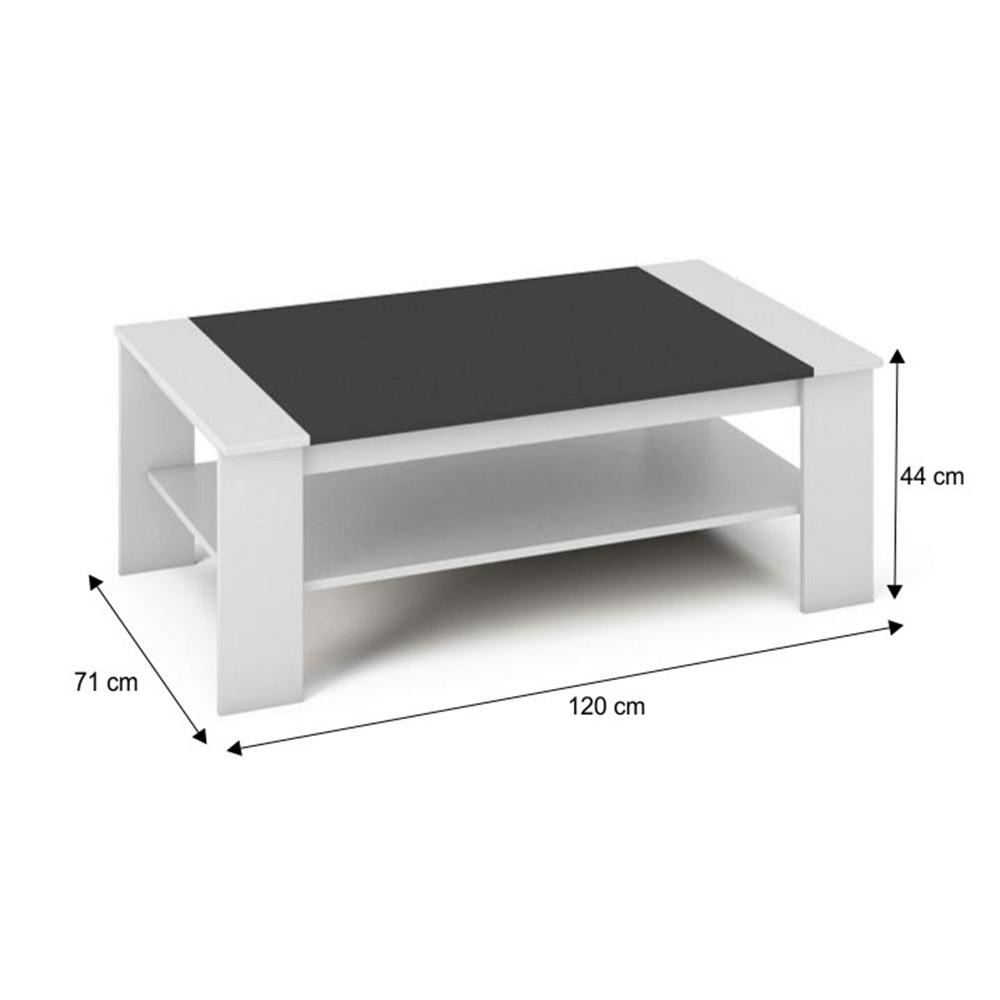 BAKER fehér mdf dohányzóasztal