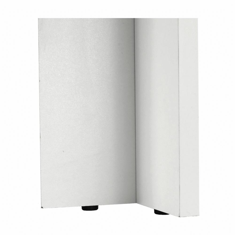 KRAZ fehér és fekete mdf étkezőasztal 120cm