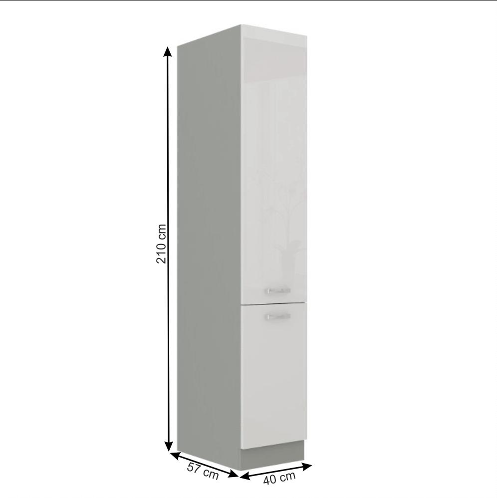 PRADO fehér mdf álló konyhaszekrény 40cm