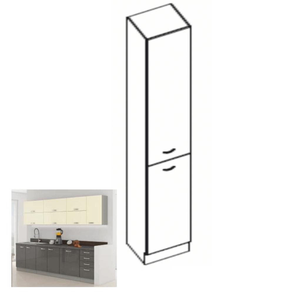 PRADO szürke mdf álló konyhaszekrény 40cm
