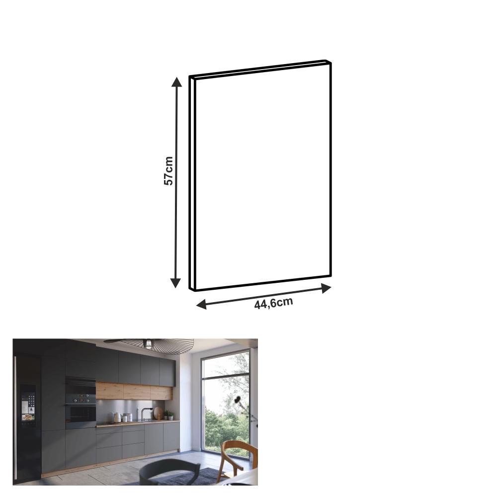 LANGEN szürke mdf mosogatógép előlap 44,6cm