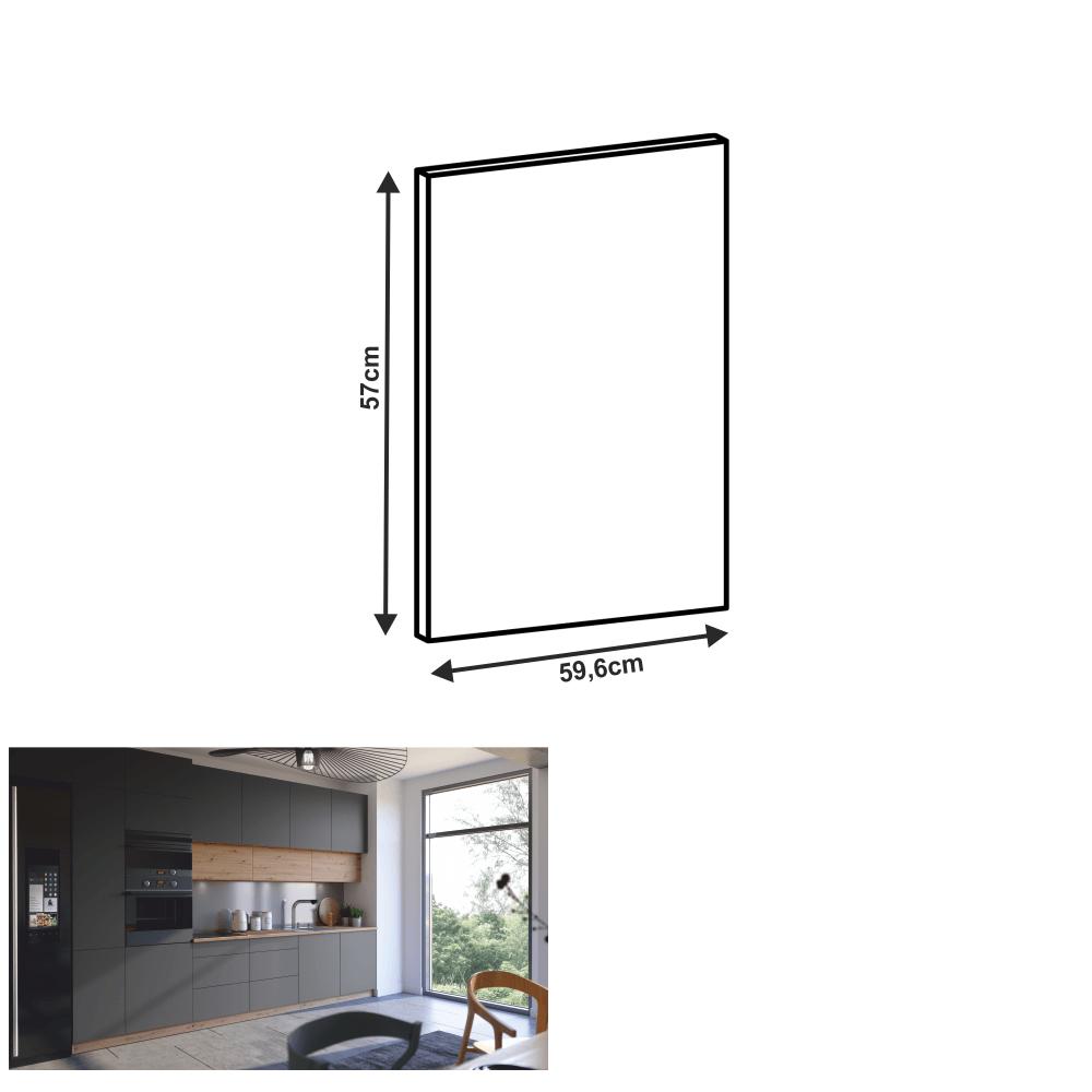 LANGEN szürke mdf mosogatógép előlap 59,6cm