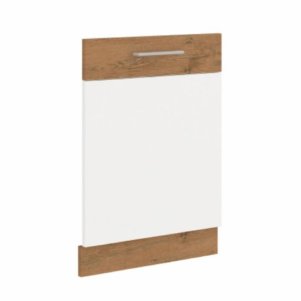 VEGA fehér mdf mosogatógép előlap fogantyúval 44,6cm
