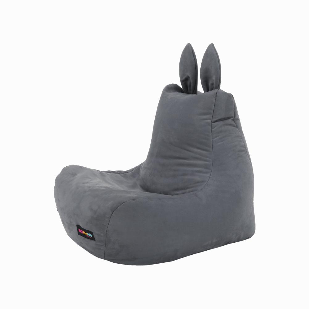LAPIN szürke szövet babzsák