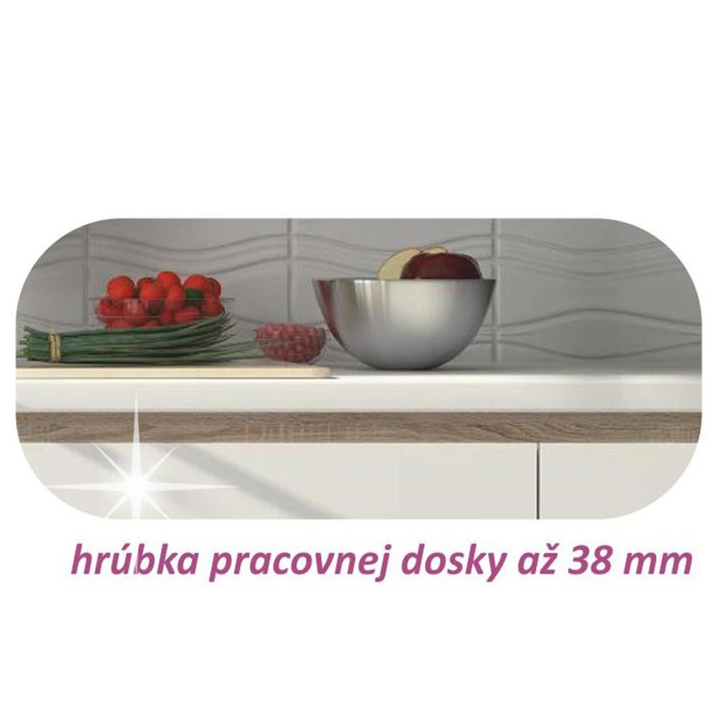 LINE fehér mdf fiókos alsó konyhaszekrény 80cm