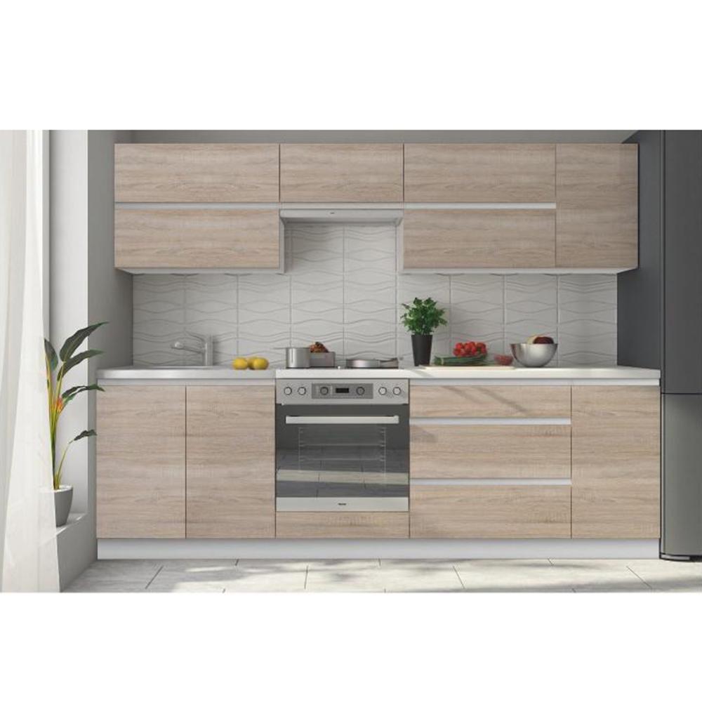 LINE II barna mdf alsó konyhaszekrény 80cm
