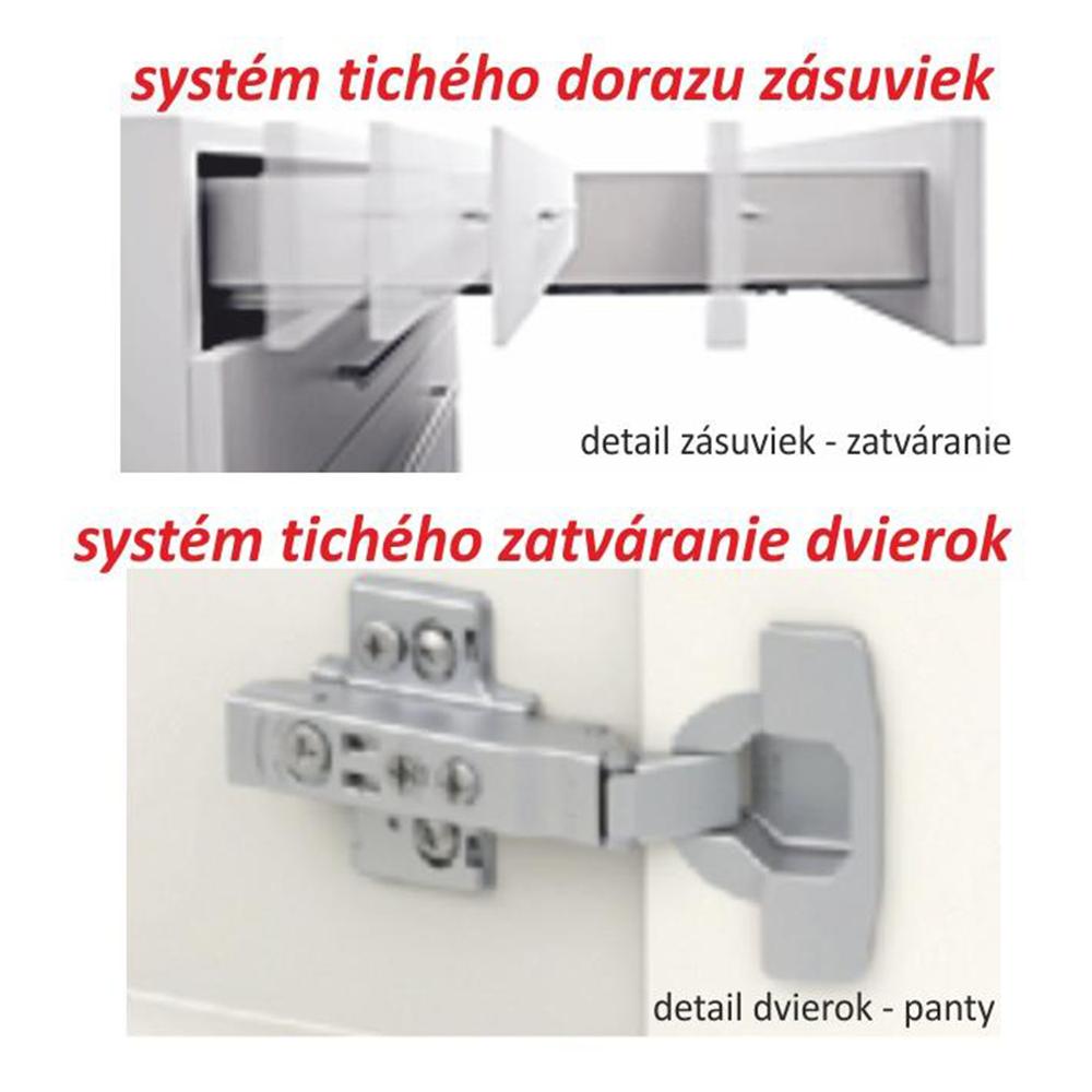 LINE fehér mdf felső konyhaszekrény 30cm