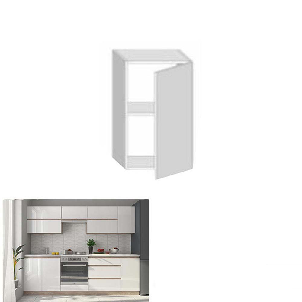 LINE fehér mdf felső konyhaszekrény 40cm