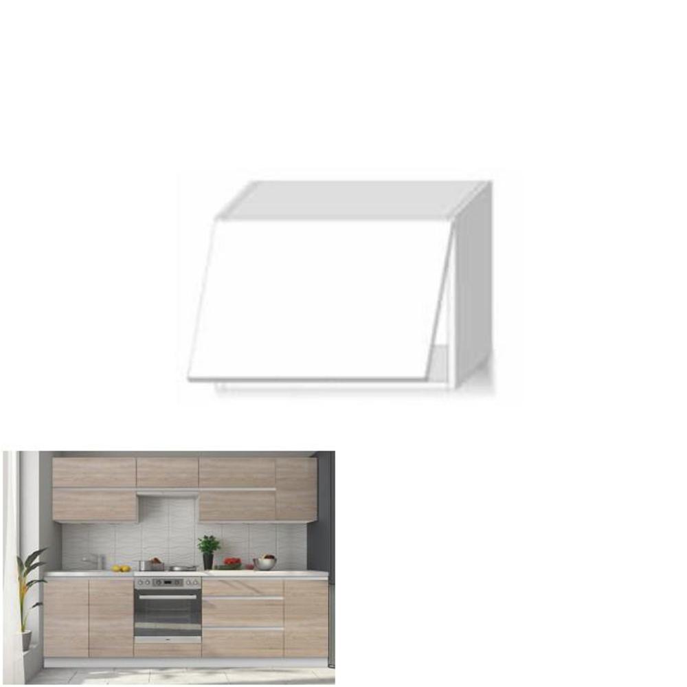 LINE B barna mdf felső konyhaszekrény 60cm