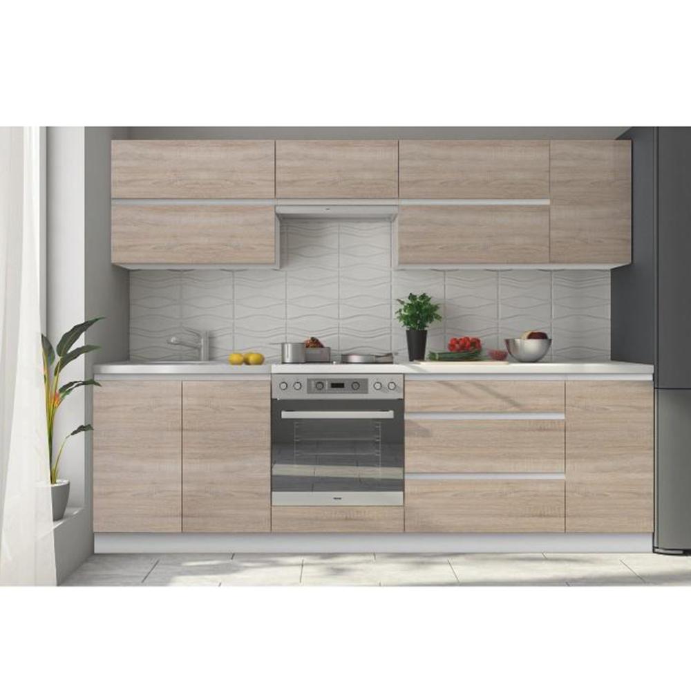 LINE B barna mdf felső konyhaszekrény 60cm
