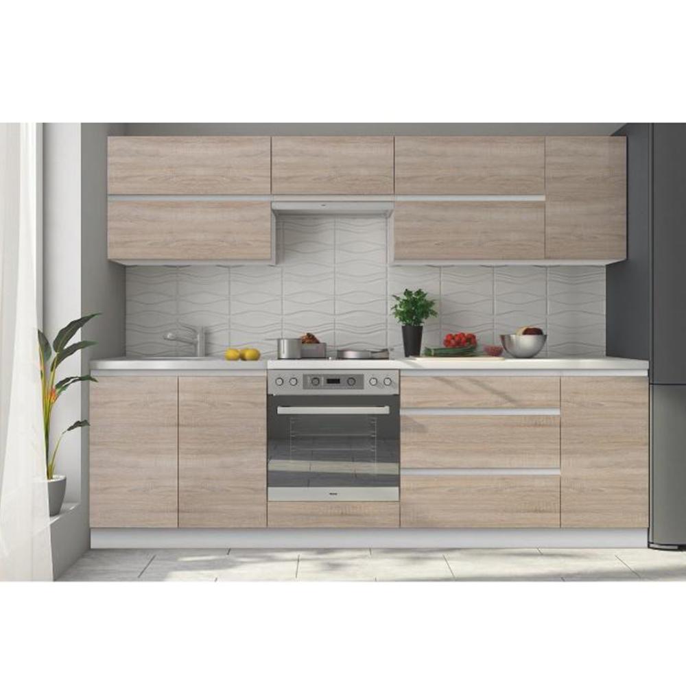 LINE C barna mdf felső konyhaszekrény 60cm