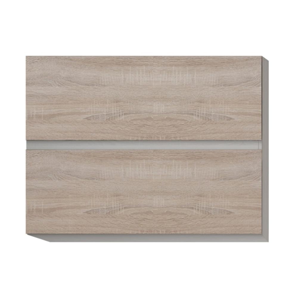LINE E barna mdf felső konyhaszekrény 80cm