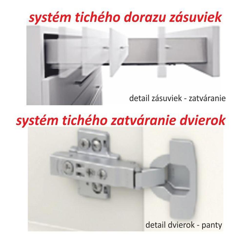 LINE fehér mdf alsó konyhaszekrény jobbos 40cm