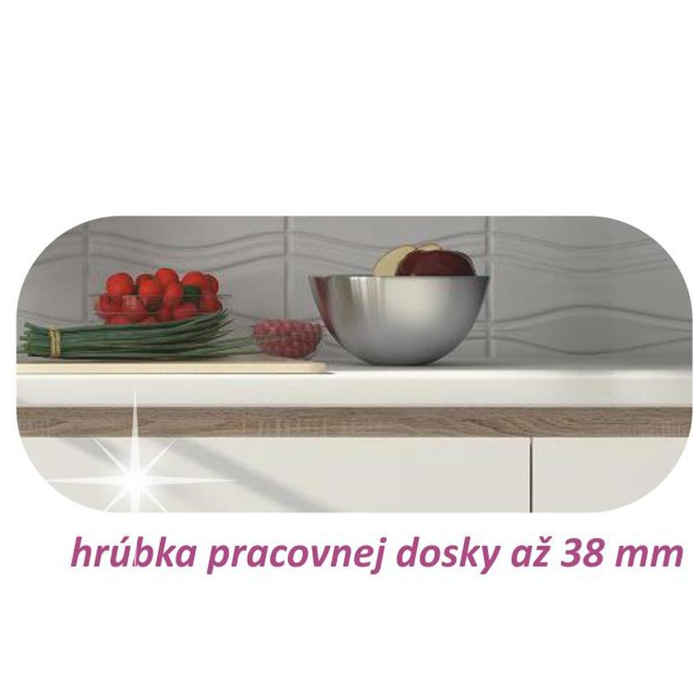 LINE fehér mdf alsó konyhaszekrény jobbos 40cm