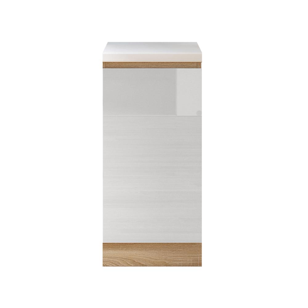 LINE fehér mdf alsó konyhaszekrény jobbos 40cm