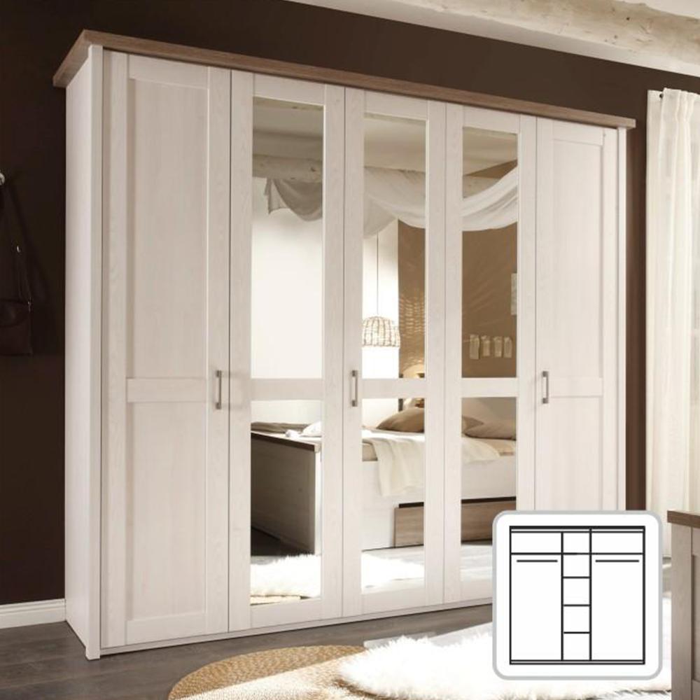 LUMERA fehér mdf szekrény
