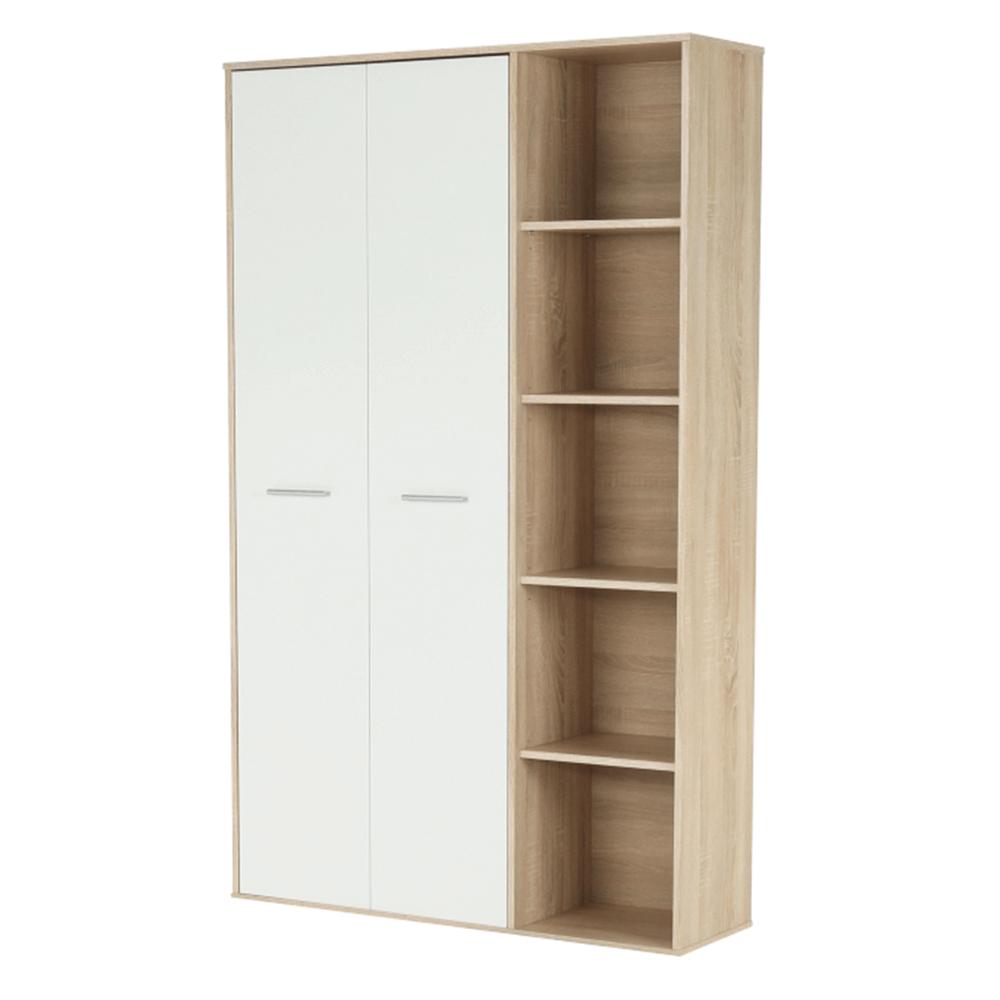 MAURUS fehér mdf kétajtós szekrény