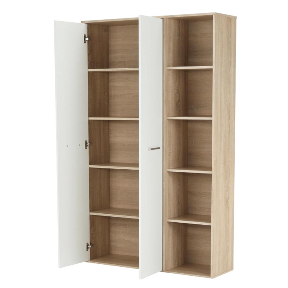 MAURUS fehér mdf kétajtós szekrény