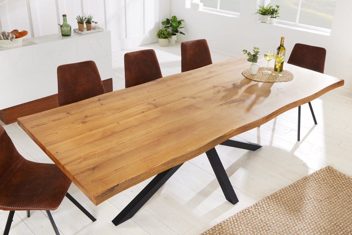 GALAXIE STAR barna tölgyfa étkezőasztal 240cm