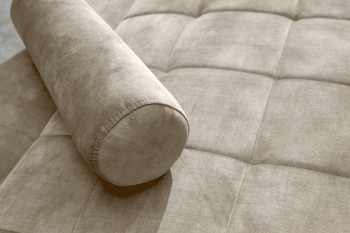COUTURE pezsgőszínű szövet kanapé 195cm