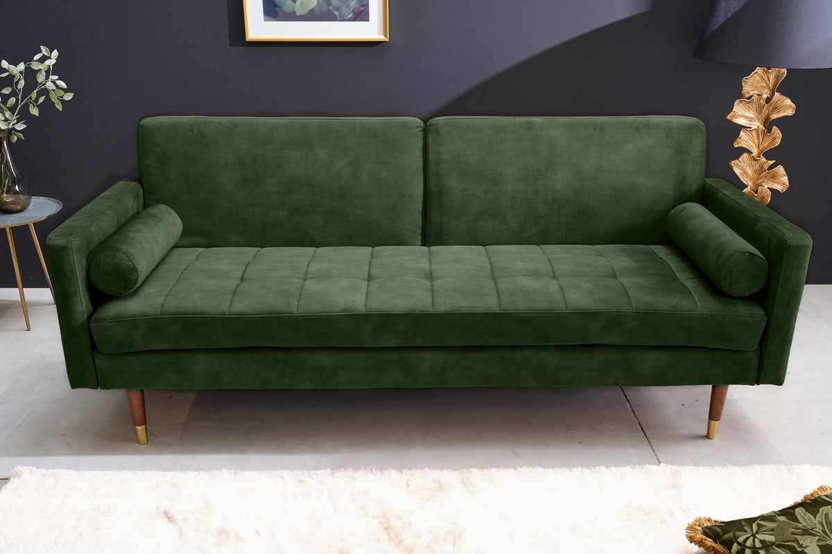 COUTURE kanapéágy zöld 195cm
