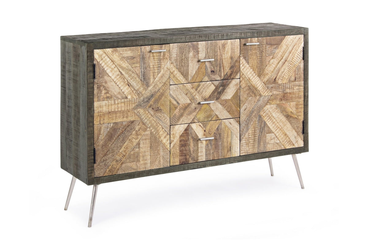 NORWOOD tálalószekrény 2 ajtóval és 3 fiókkal - SZÉPSÉGHIBÁS