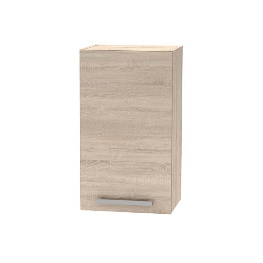 PLUS barna mdf egyajtós felső konyhaszekrény 40cm