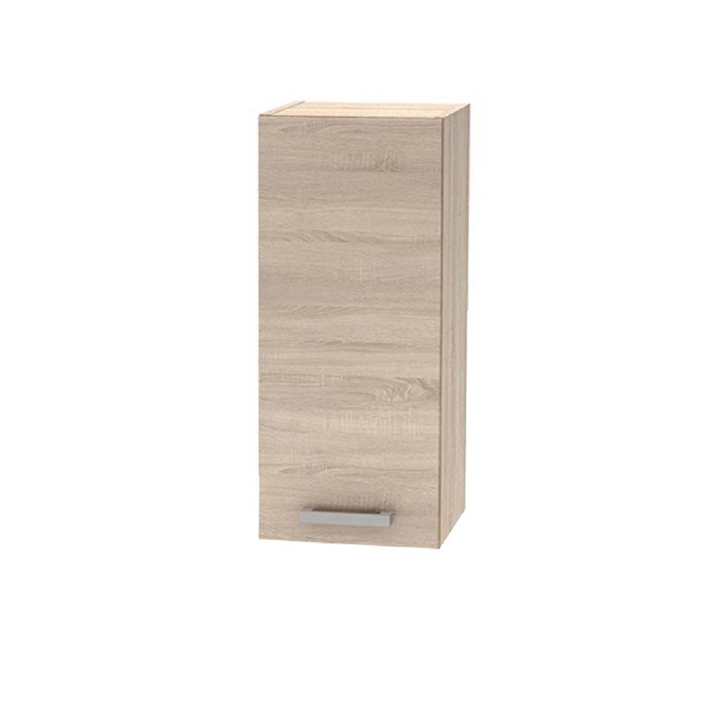 PLUS barna mdf egyajtós felső konyhaszekrény 30cm