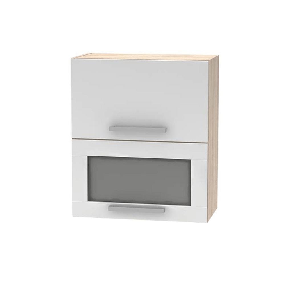 PLUS III fehér mdf kétajtós felső konyhaszekrény 60cm