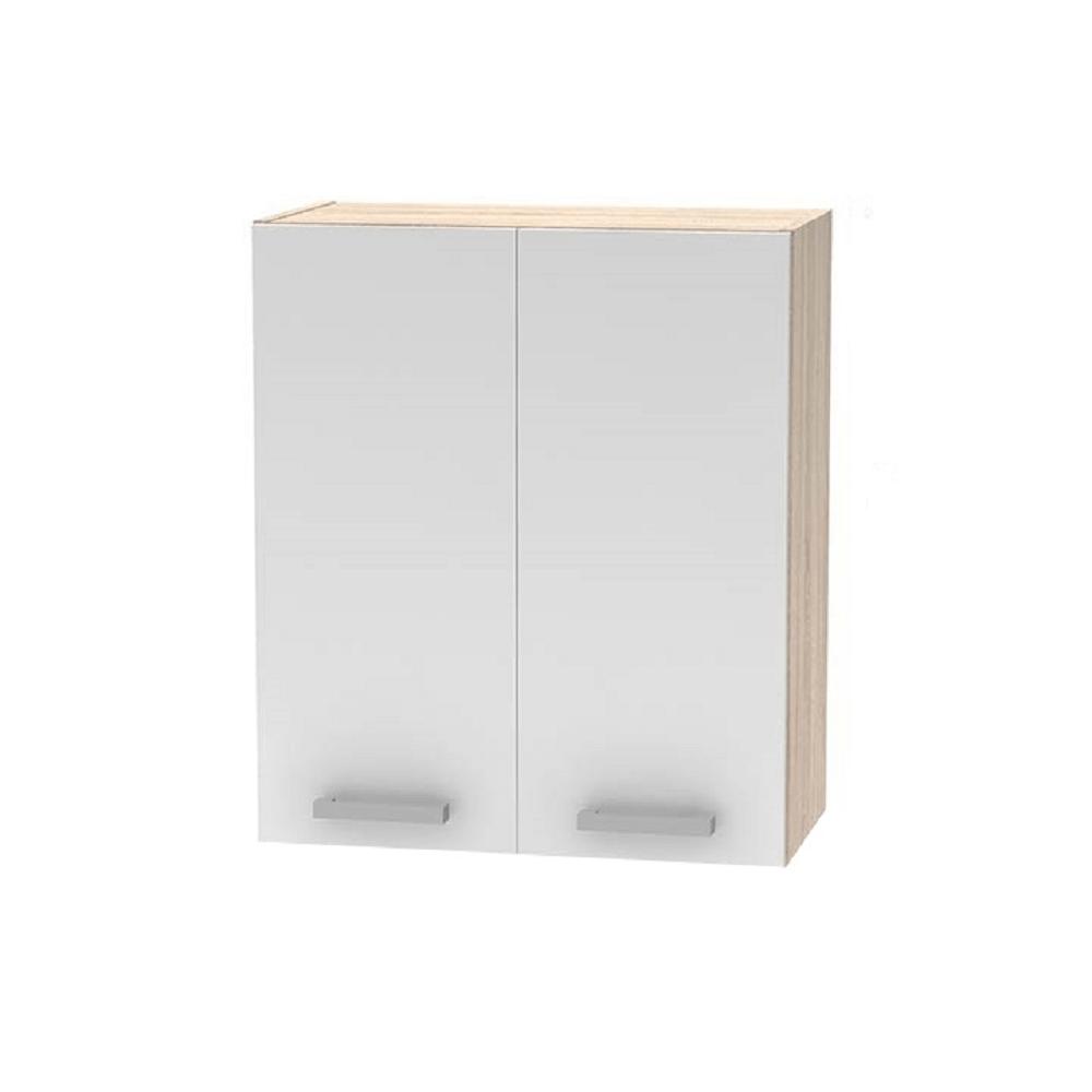 PLUS fehér mdf kétajtós felső konyhaszekrény 60 cm