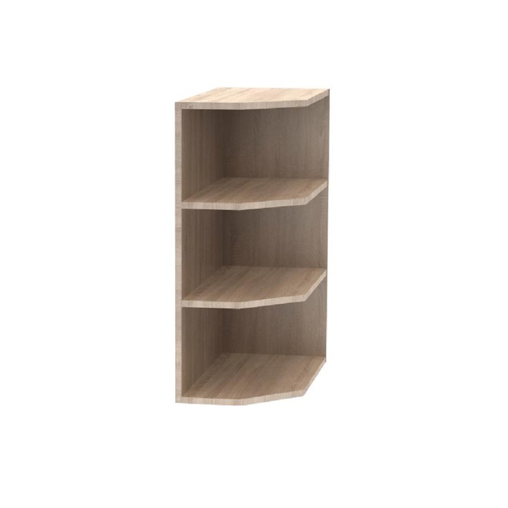 PLUS barna mdf alsó konyhaszekrény 30cm