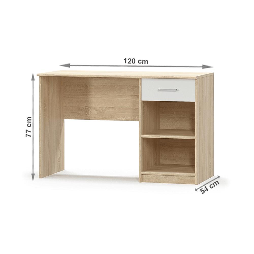 TEYO fehér mdf íróasztal