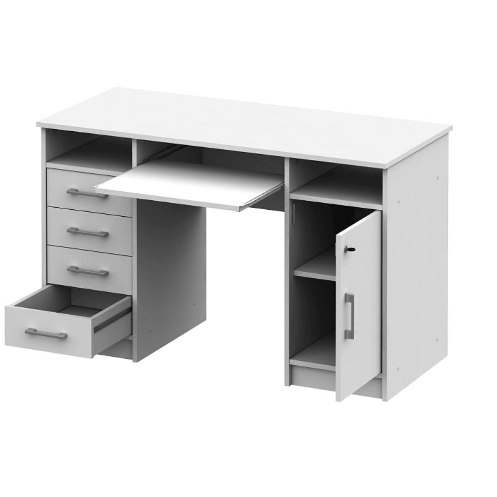 B9 fehér mdf íróasztal