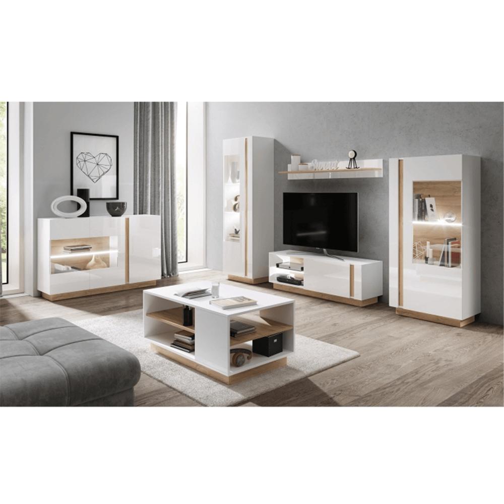 CITY fehér mdf polc