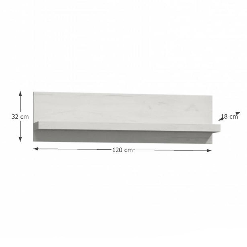 INFINITY szürke mdf polc