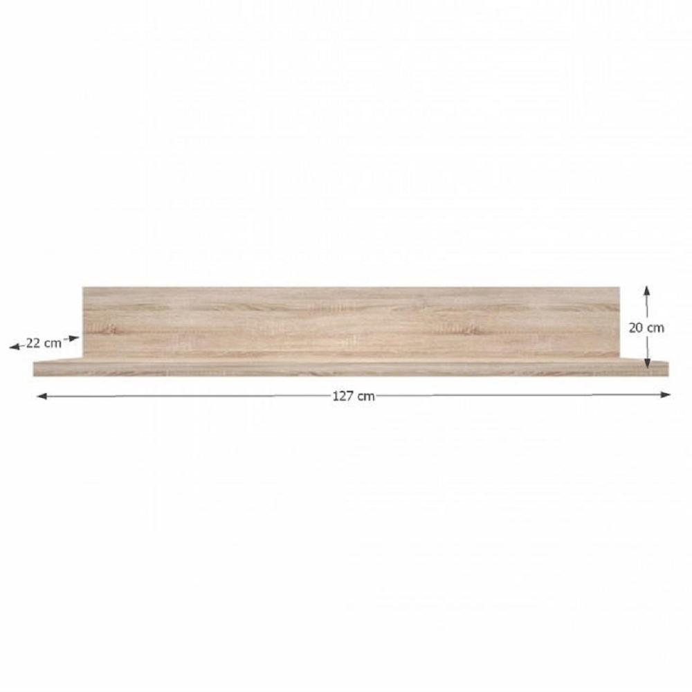 NORTY barna mdf polc