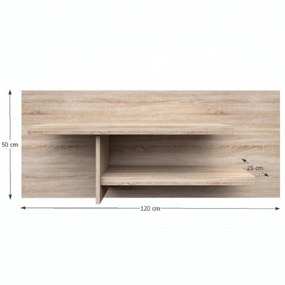 NORTY III barna mdf polc