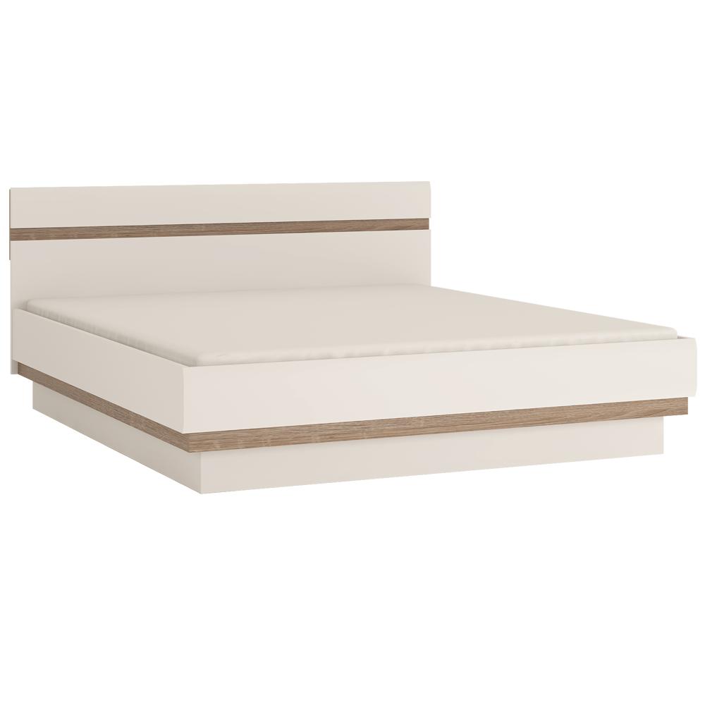 LYNATET fehér mdf ágy
