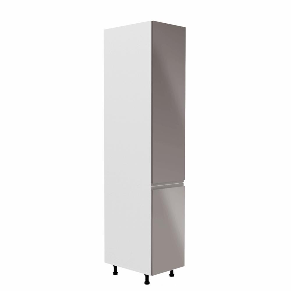 AURORA szürke mdf magasszekrény jobbos 40cm