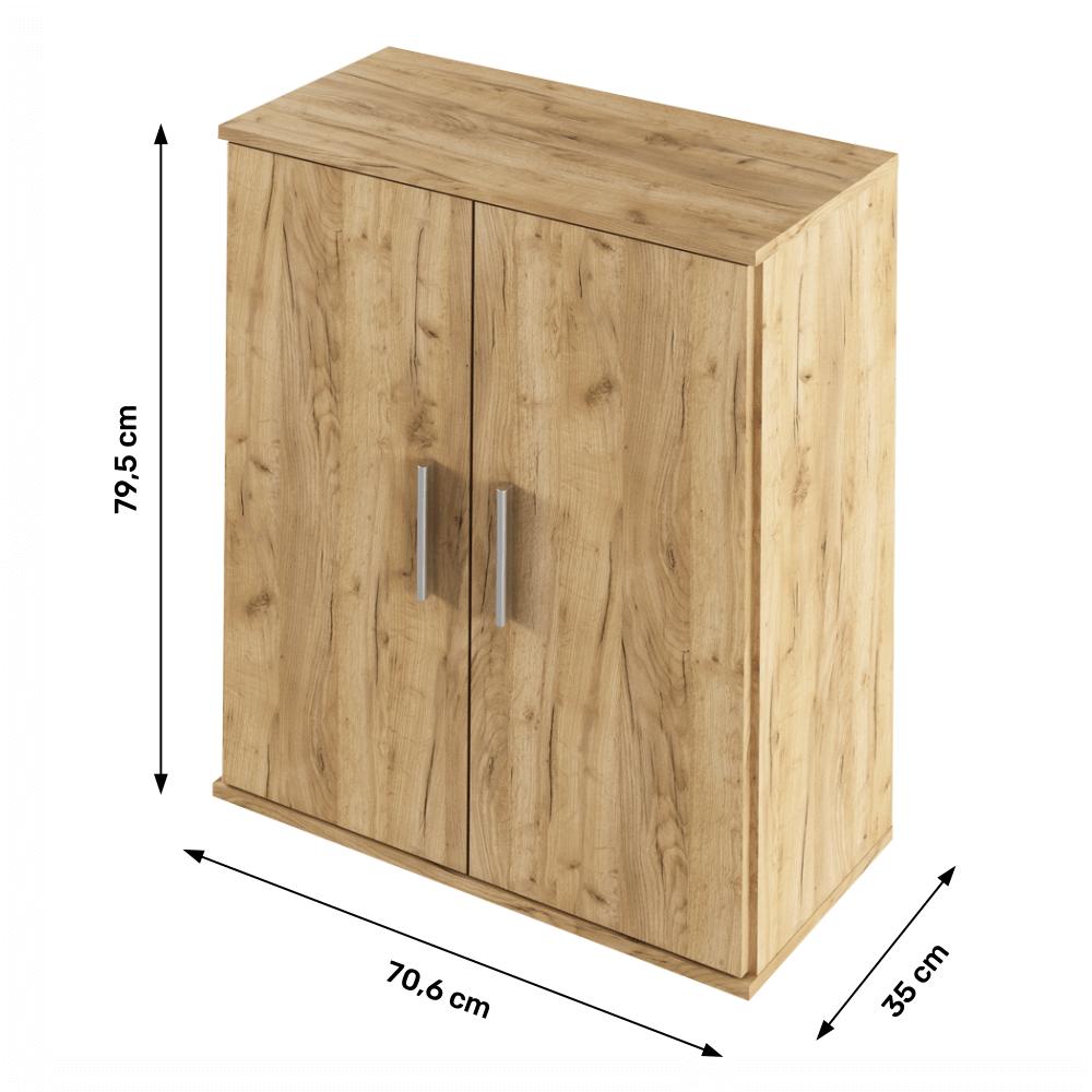 RESITA II artisan tölgy barna mdf komód