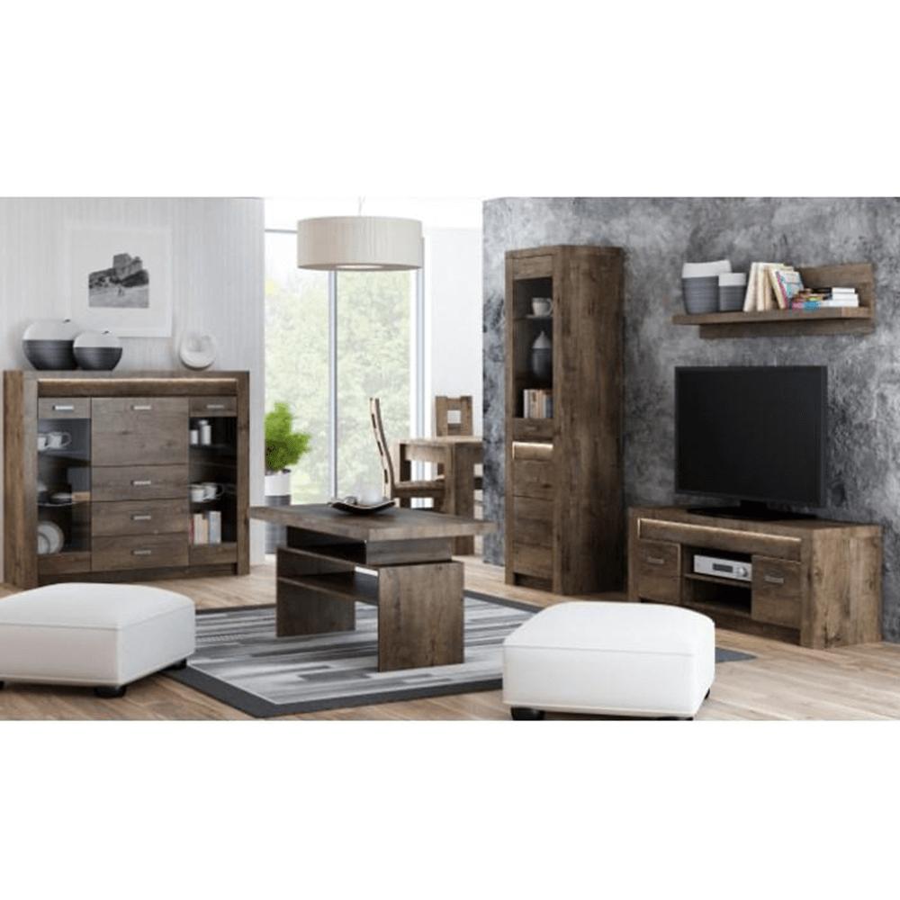 INFINITY barna mdf szekrény