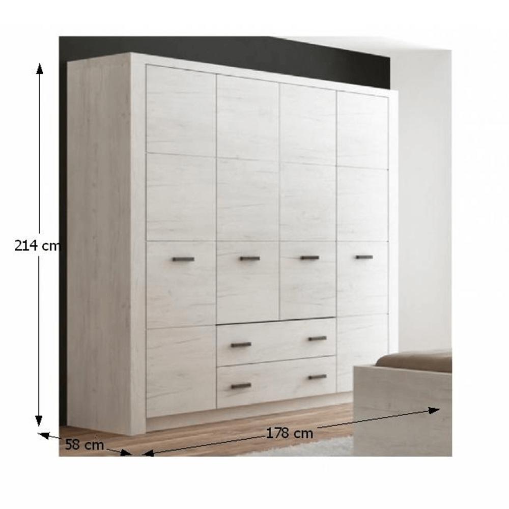 INFINITY B fehér mdf szekrény