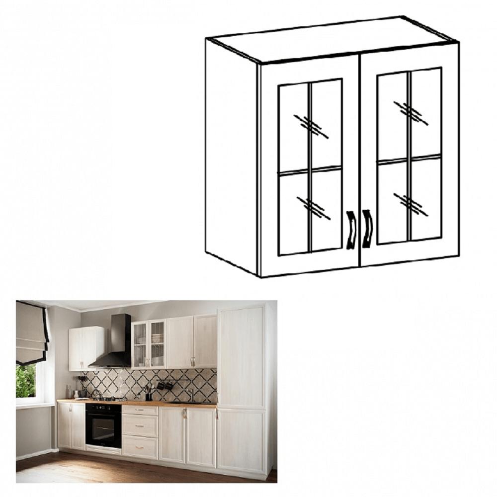SICILIA B fehér mdf felső konyhaszekrény 80cm