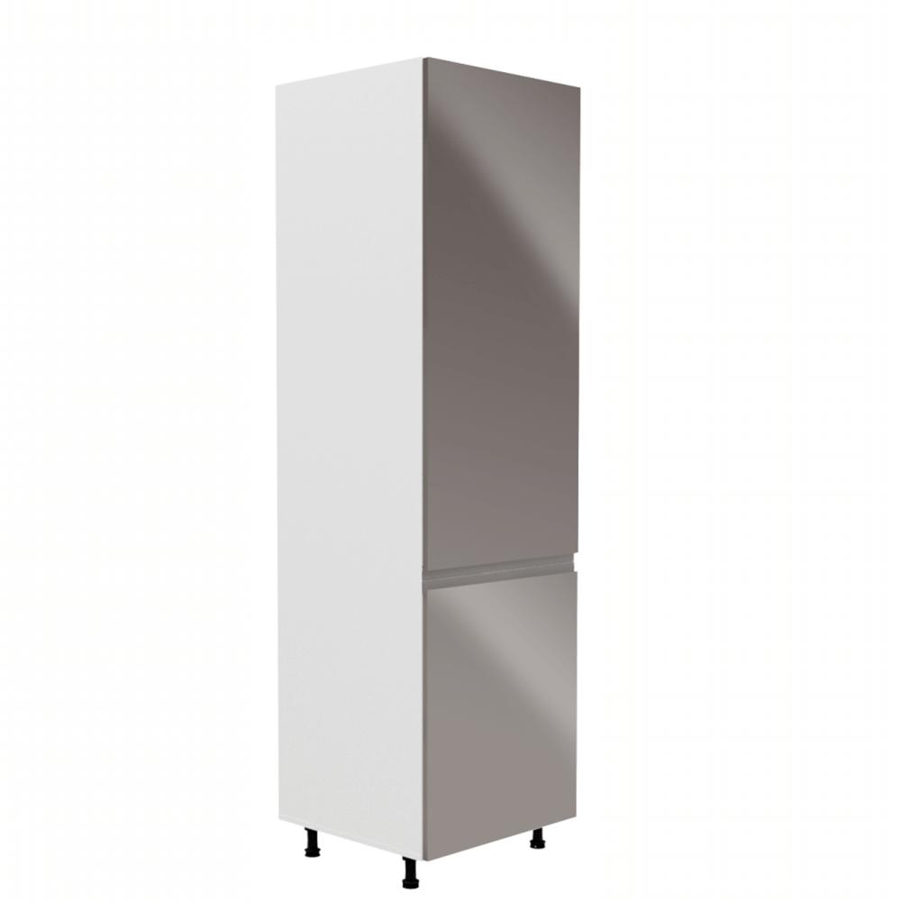 AURORA II szürke mdf hűtőgép szekrény jobbos 60cm