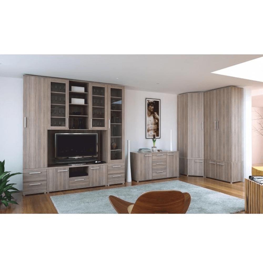DUNAJ barna mdf fiókos szekrény